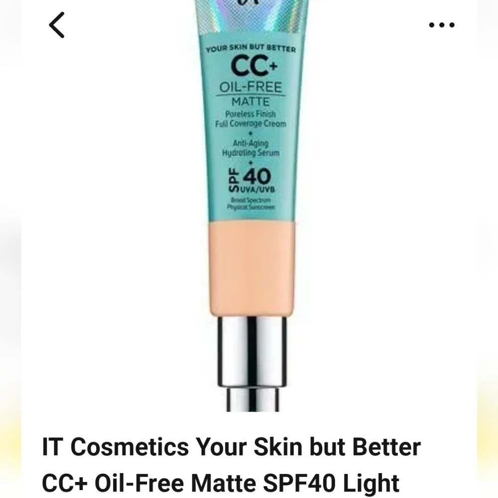 IT Cosmetics Cream Silver Foundation SPF NEW 32ml